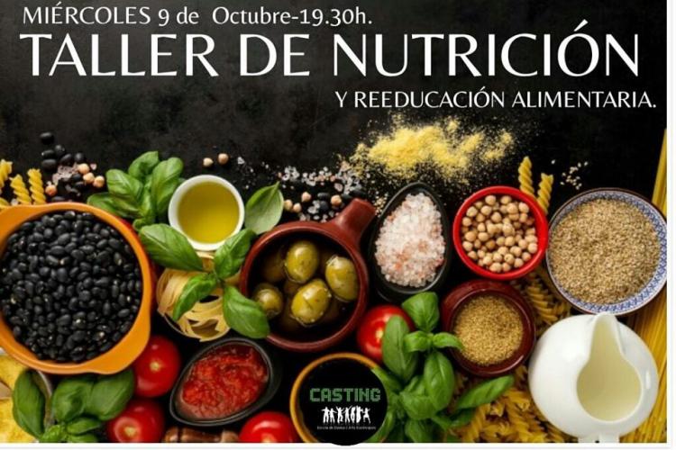 TALLER GRATUITO DE NUTRICIÓN Y REEDUCACIÓN ALIMENTARIA.